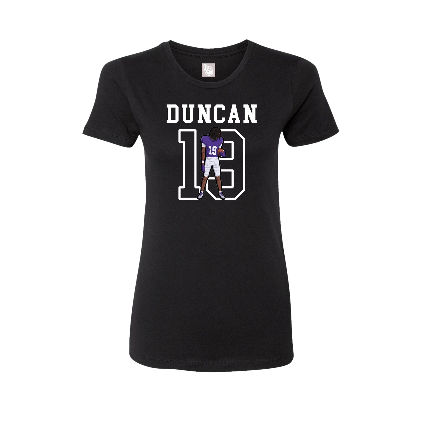 Fitted Women's Tee — Shirsey in Black