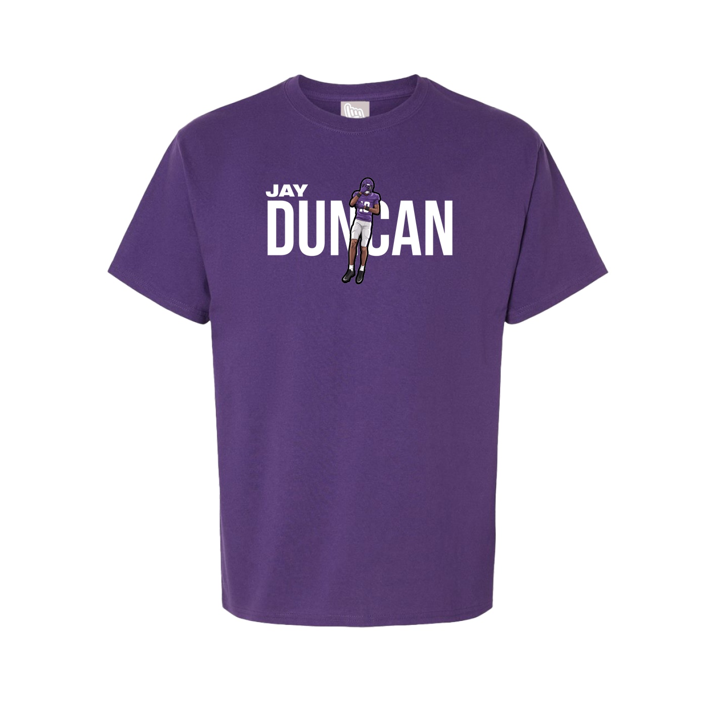 Youth Tee — Player Name in Purple