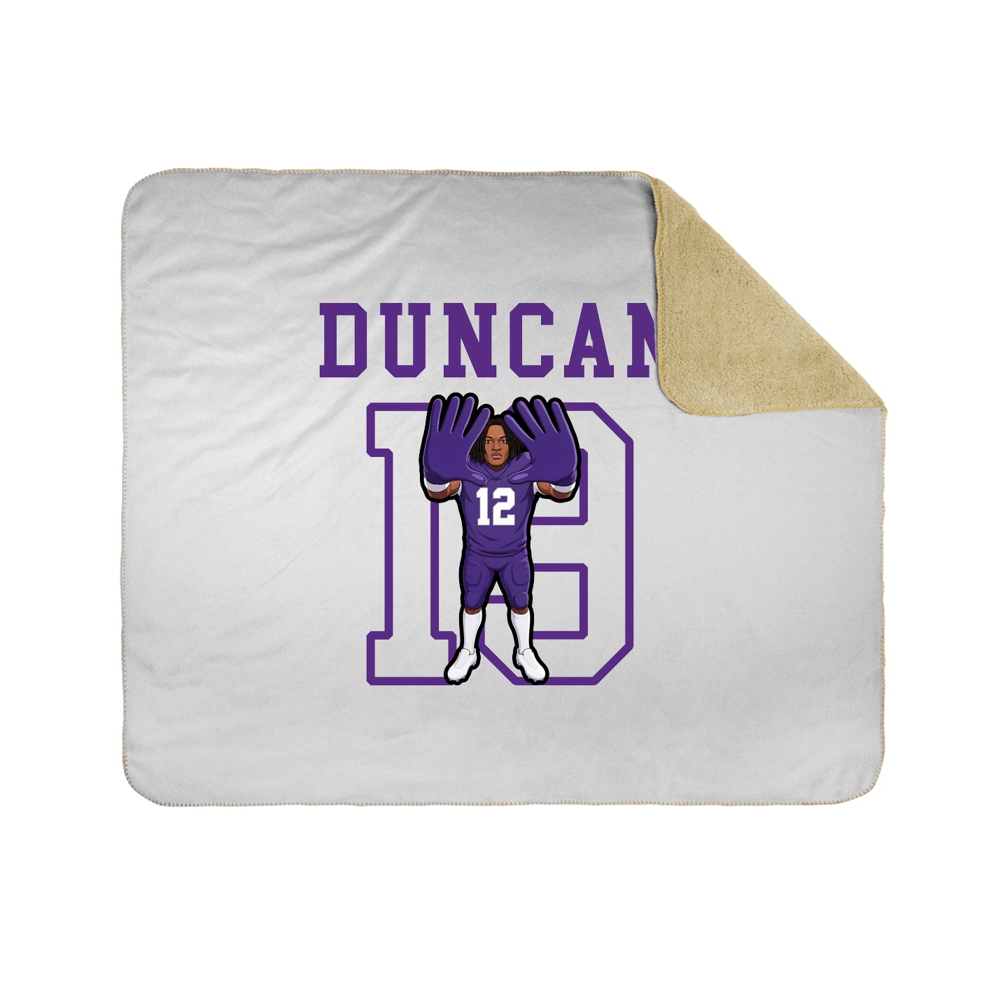 Throw Blanket — Shirsey in White