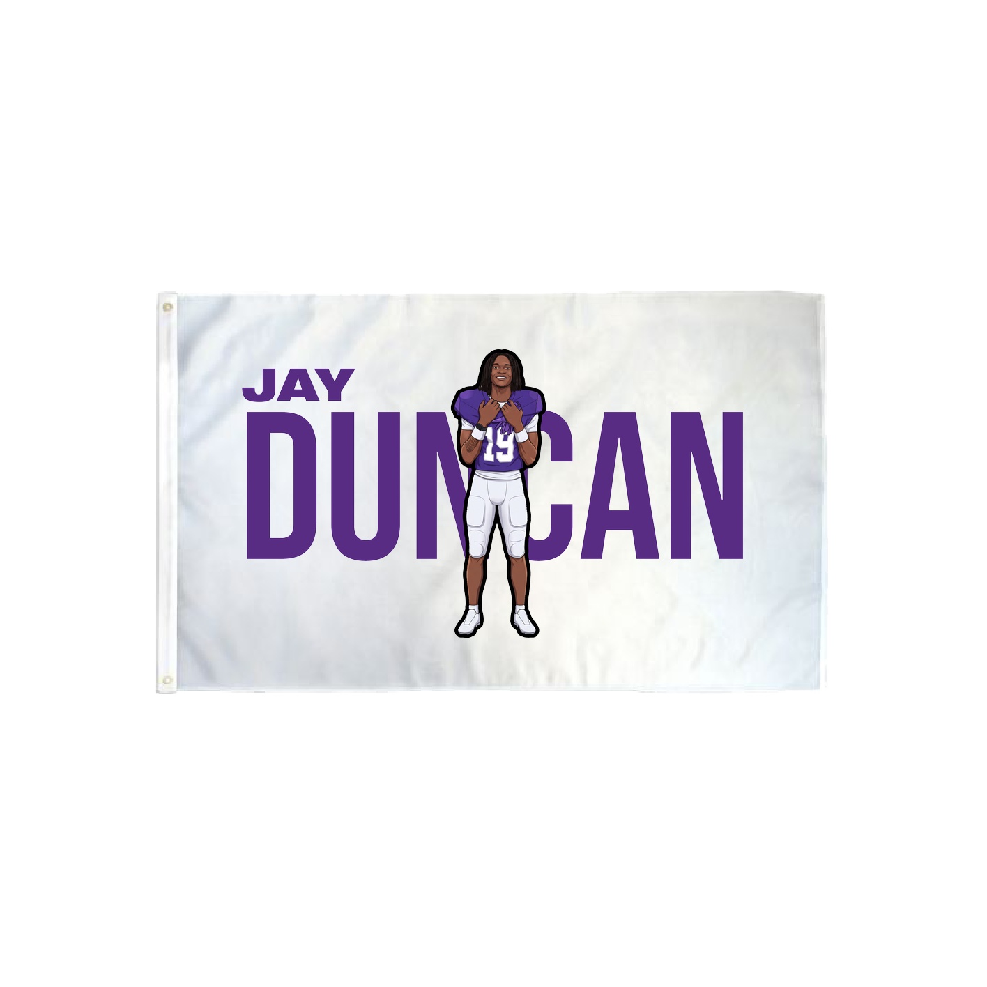 3x5 Flag — Player Name in Classic