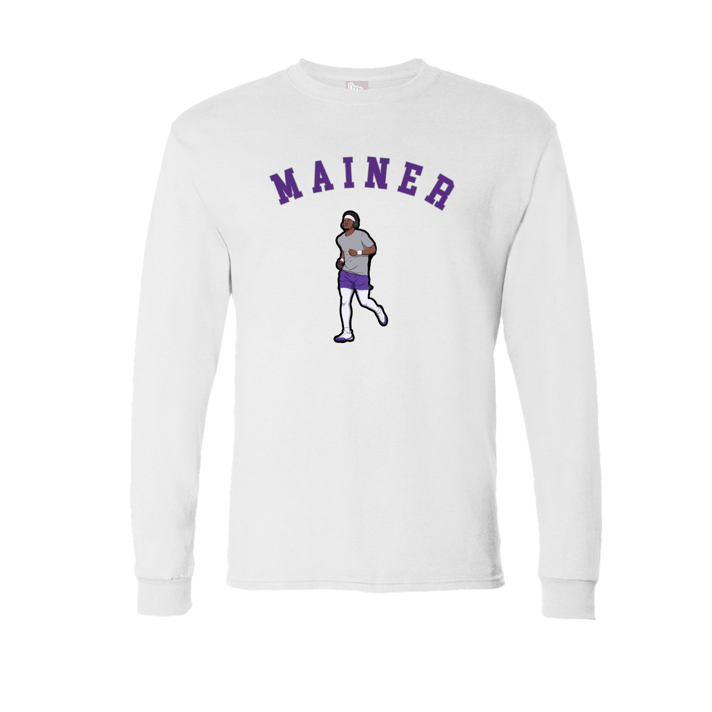 Long Sleeve Tee — Shirsey Arch in White