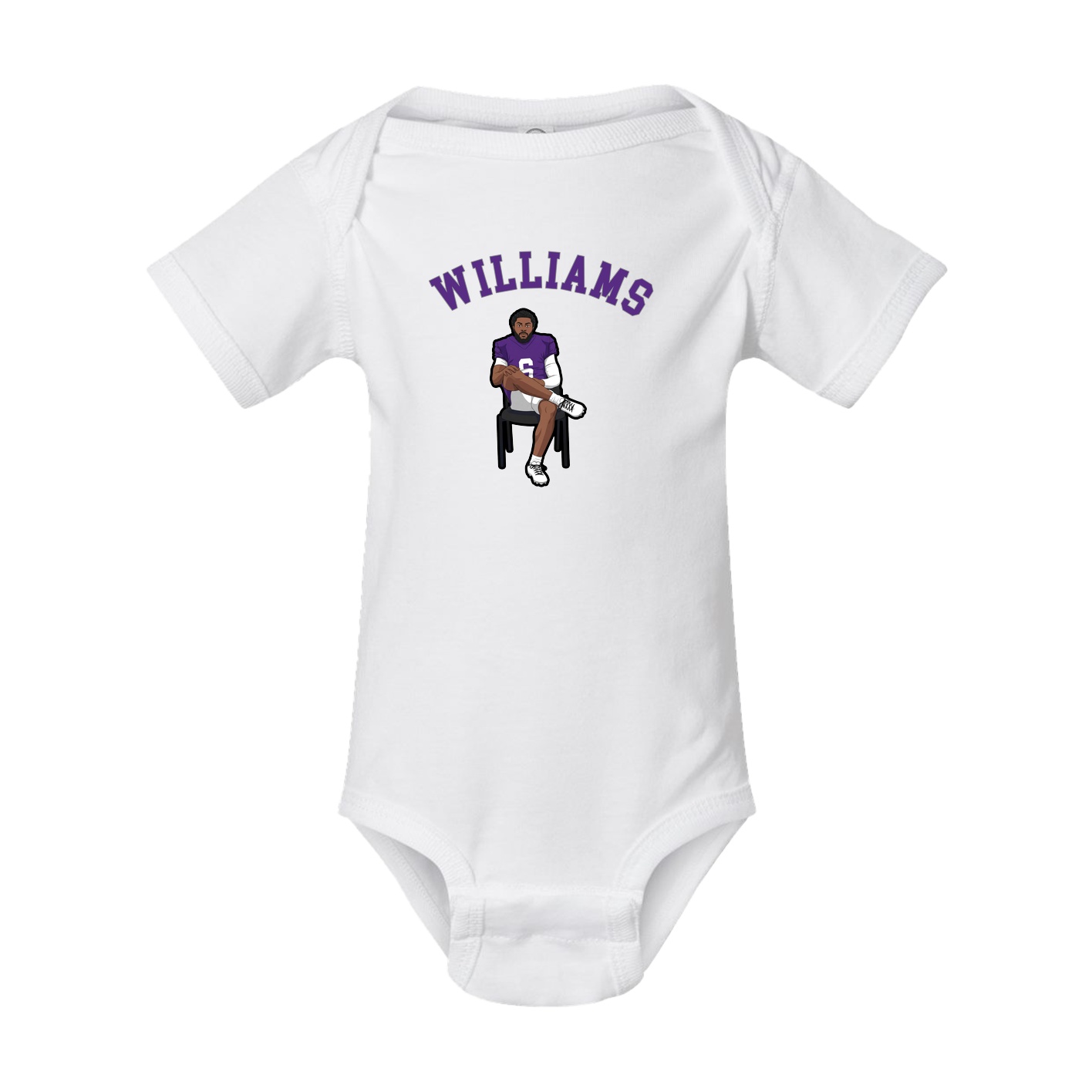 Baby Onesie — Shirsey Arch in White