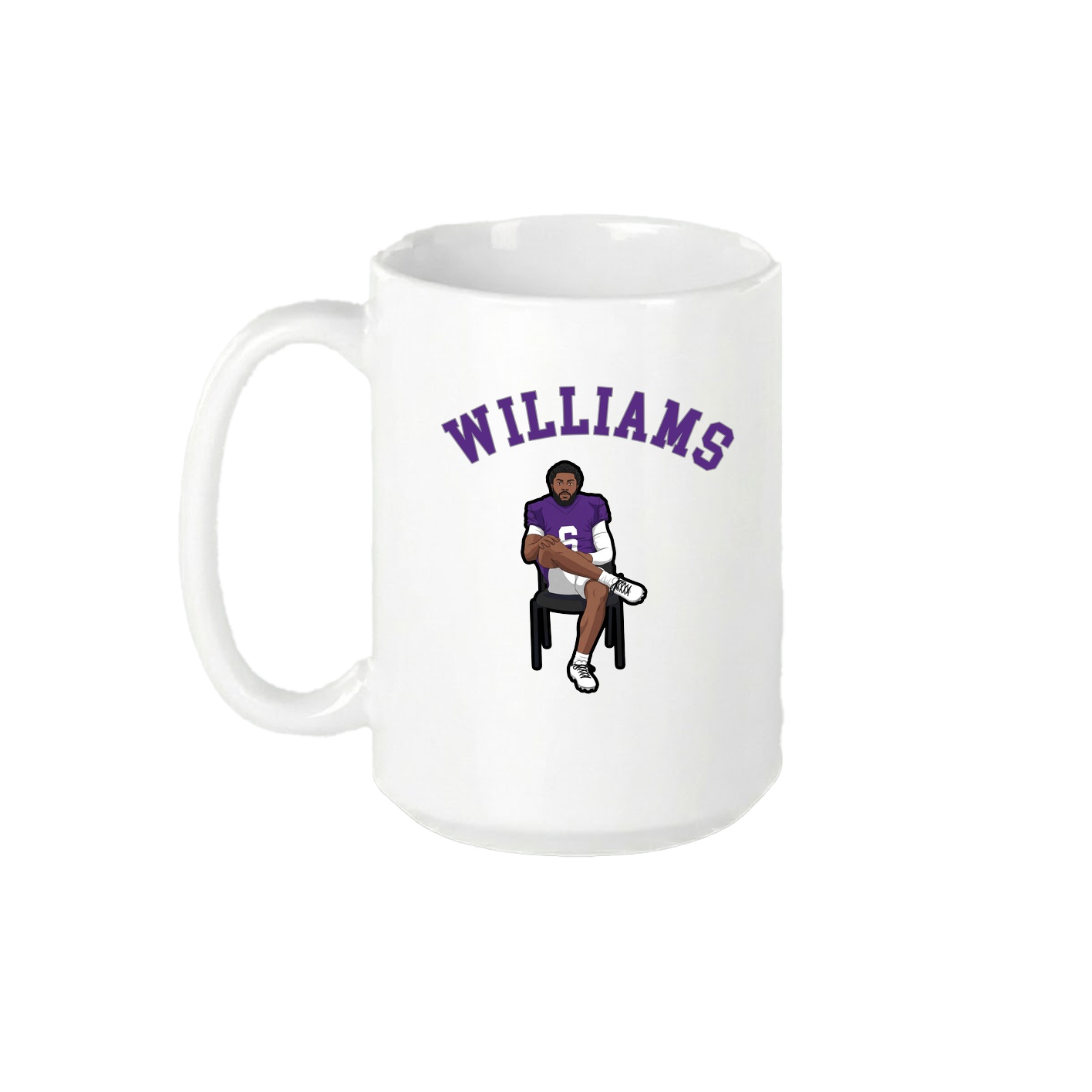 15oz Coffee Mug — Shirsey Arch in White