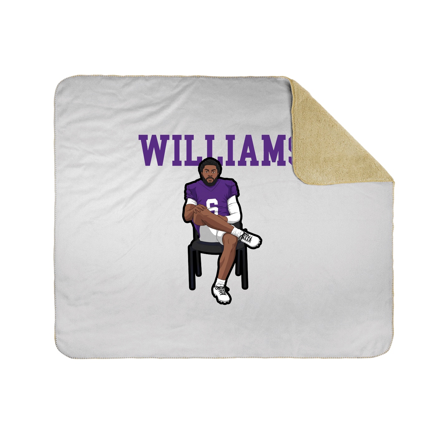 Throw Blanket — Shirsey in White