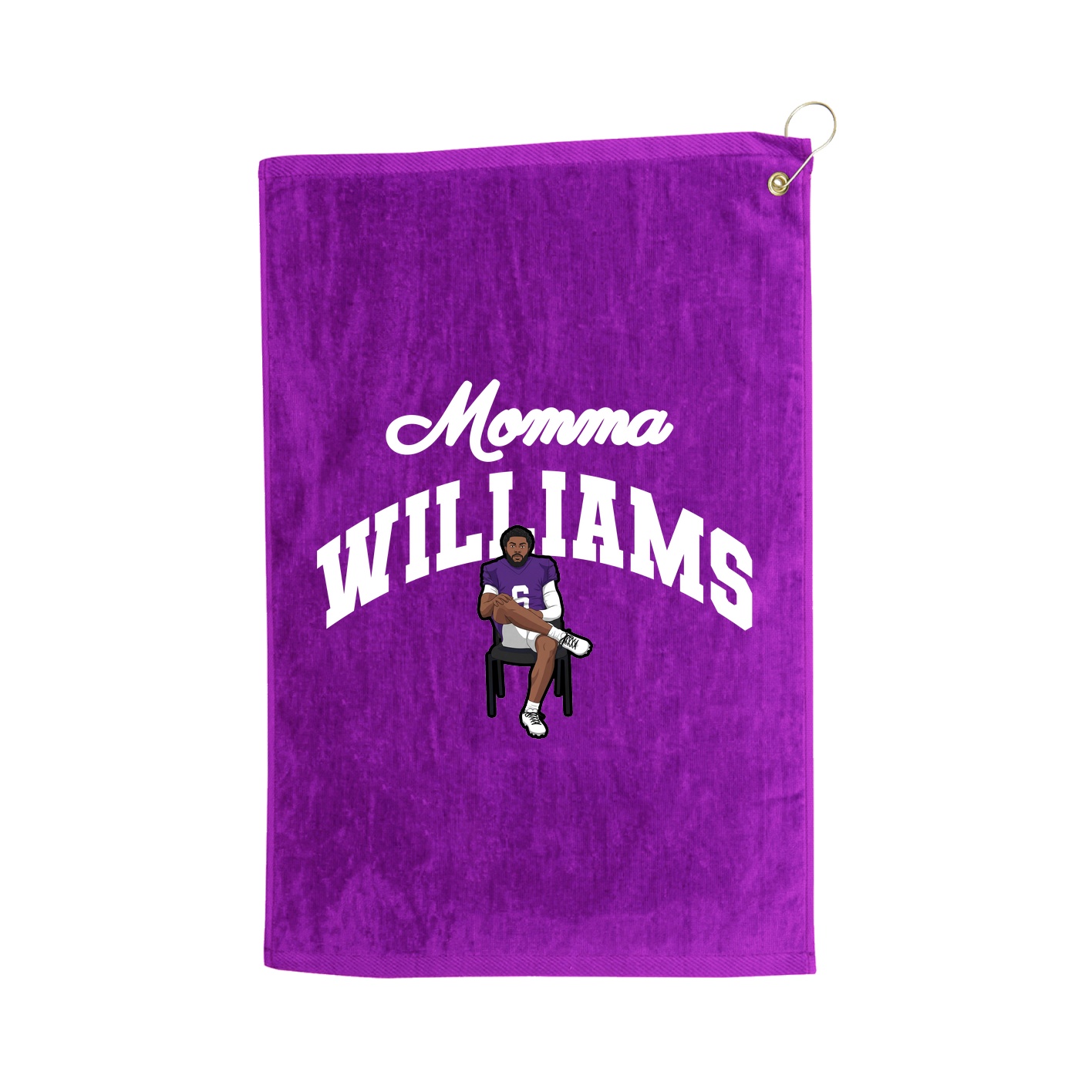 Golf Towel — Mothers Day Arch in Purple