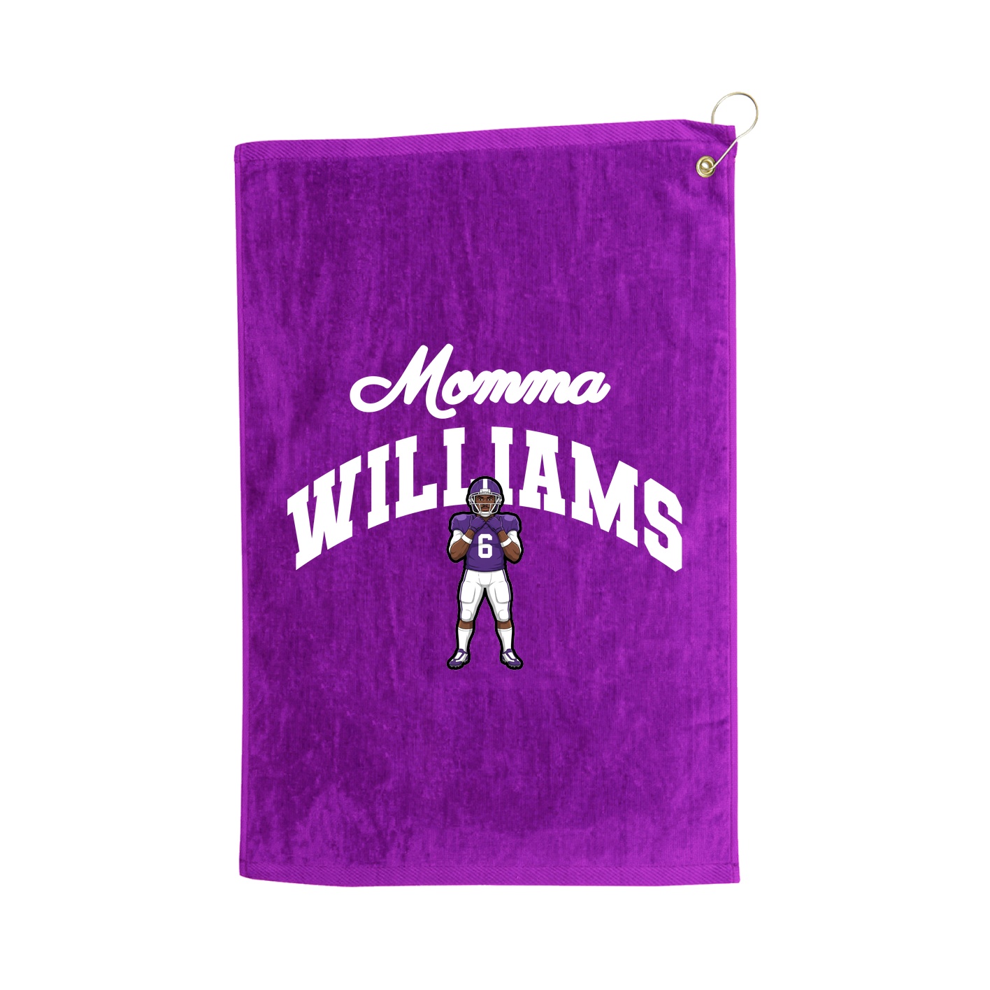 Golf Towel — Mothers Day Arch in Purple