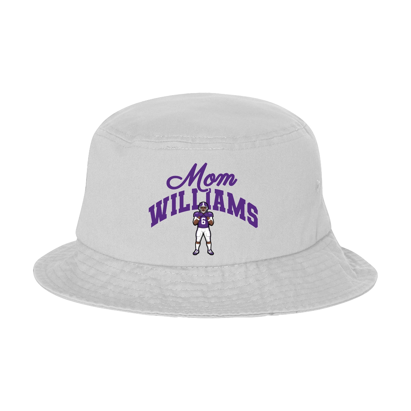 Bucket Cap — Mothers Day Arch in White
