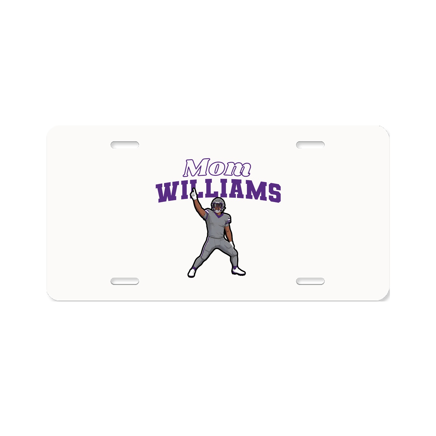 License Plate — Mothers Day Block in Classic