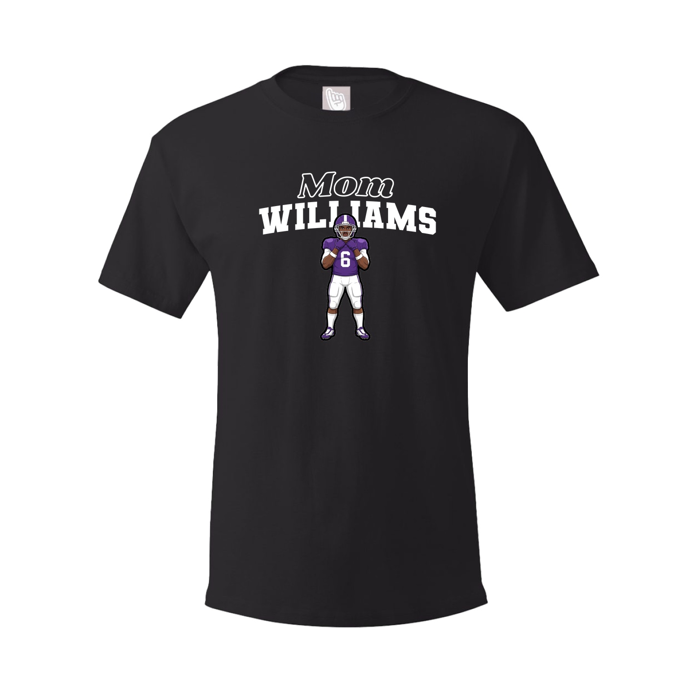 Youth Tee — Mothers Day Block in Black