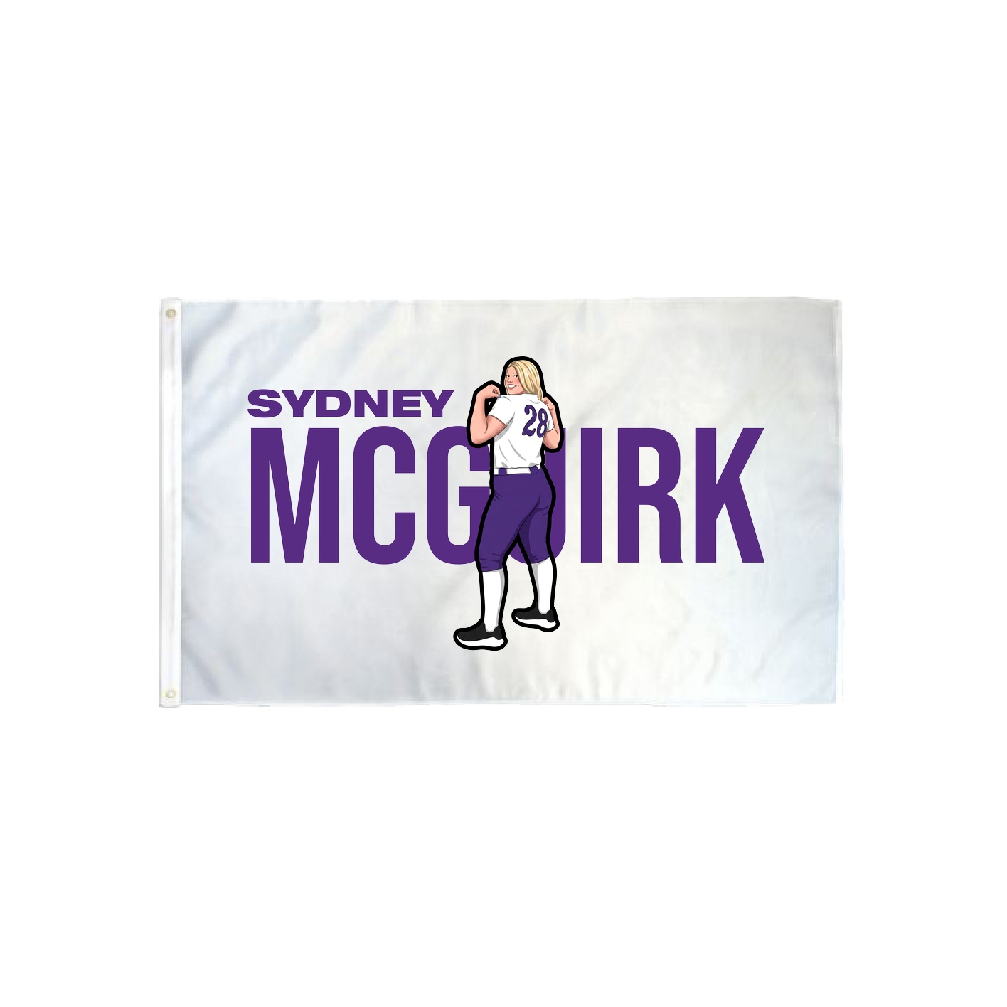 3x5 Flag — Player Name in Classic