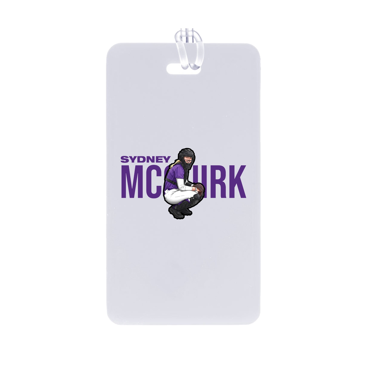 Bag Tag — Player Name in Classic