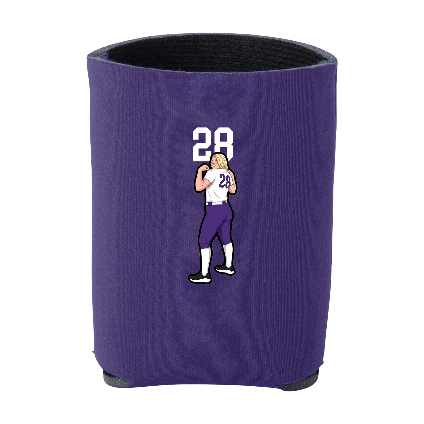 Can Holder — Number Top in Purple