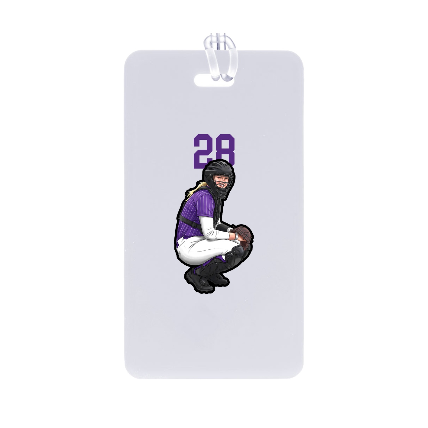 Bag Tag — Number Top in Classic