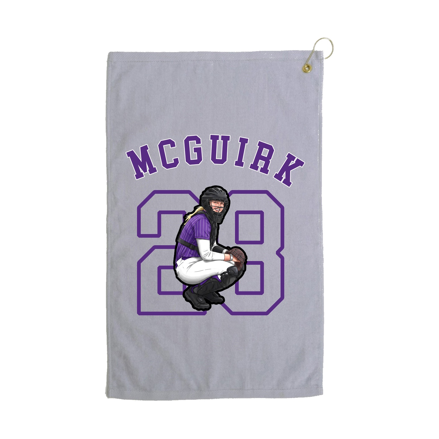 Golf Towel — Shirsey Arch in Grey