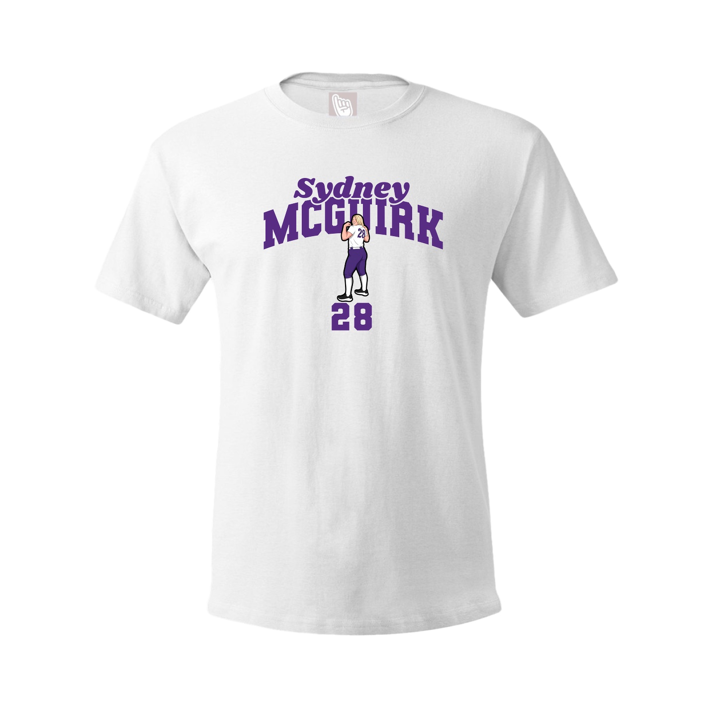 Youth Tee — Signature Arch in White