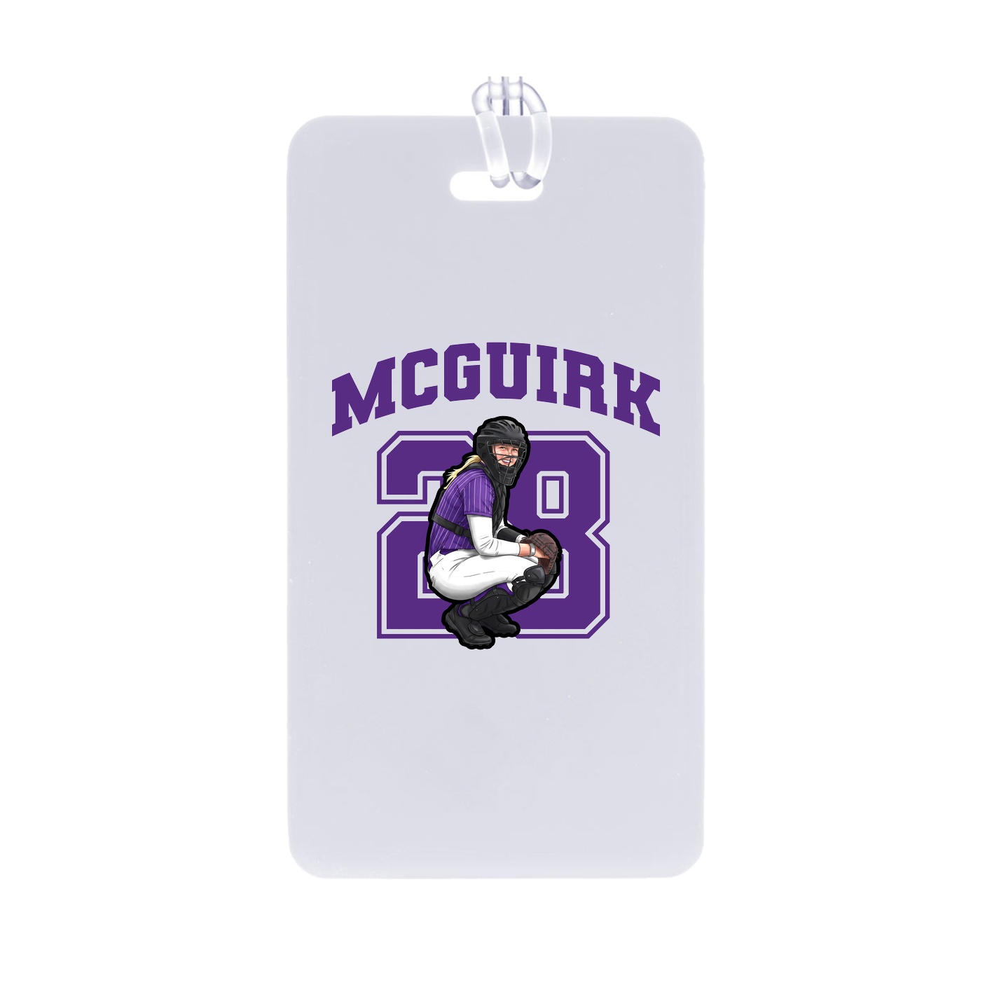 Bag Tag — Number in Classic