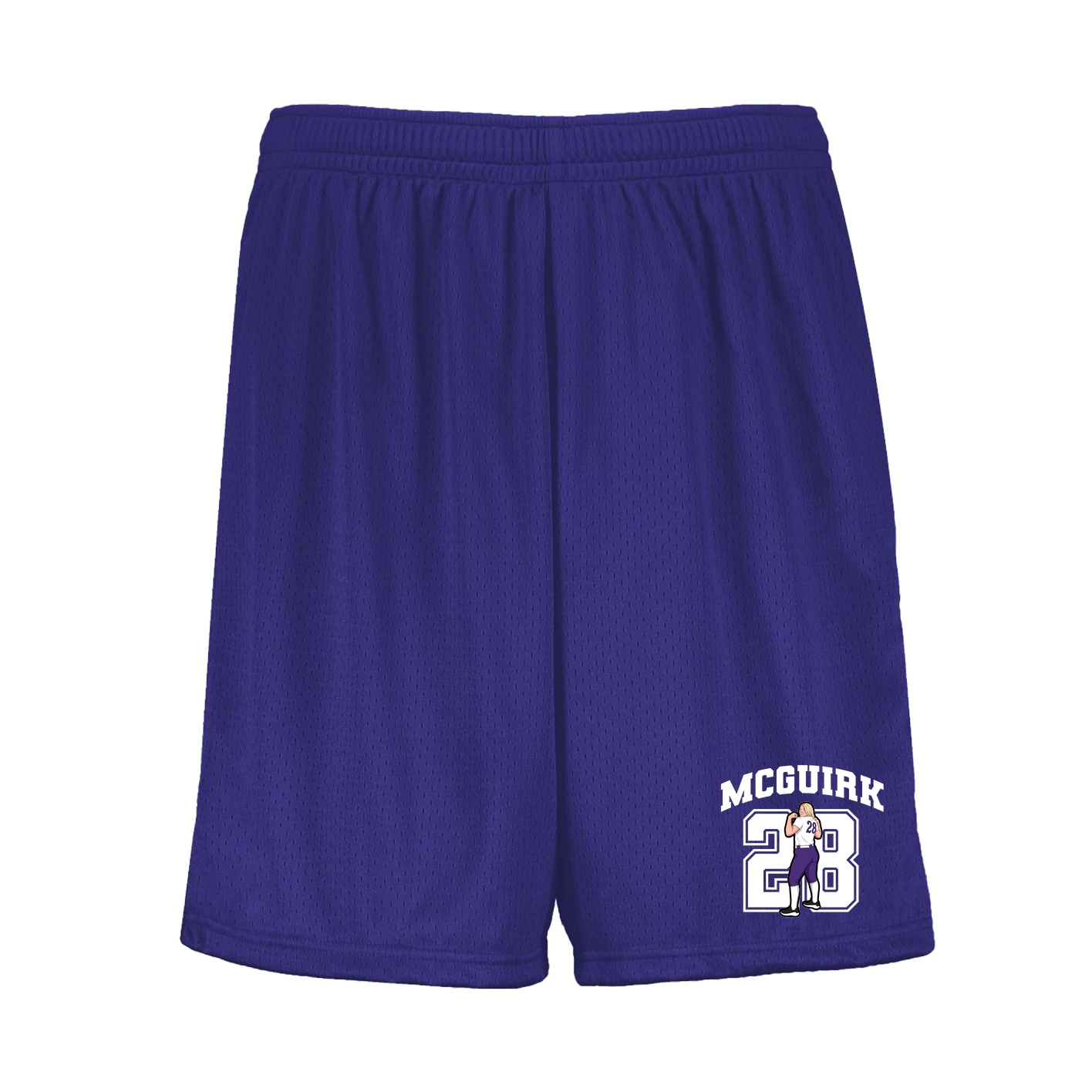 Shorts — Number in Purple