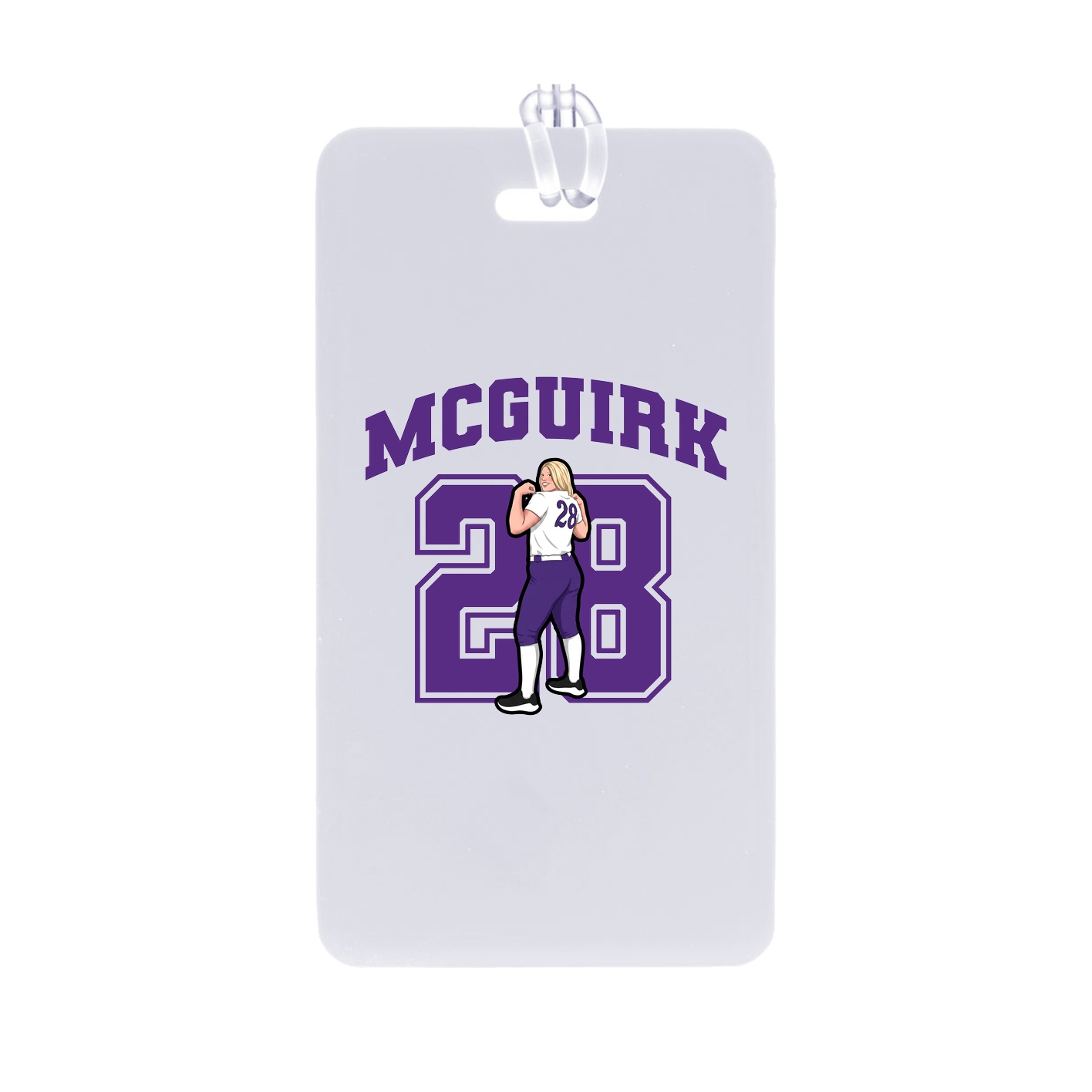 Bag Tag — Number in Classic