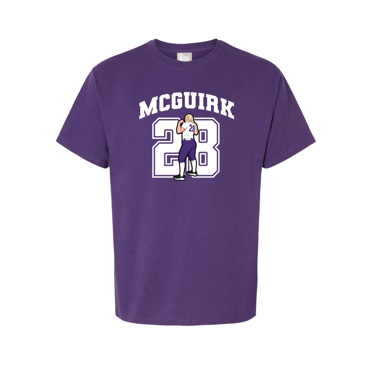 Tee — Number in Purple