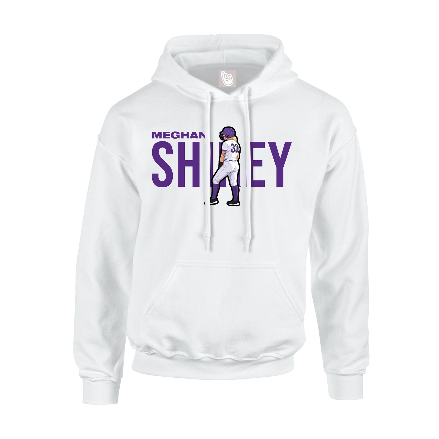 Hoodie — Player Name in White