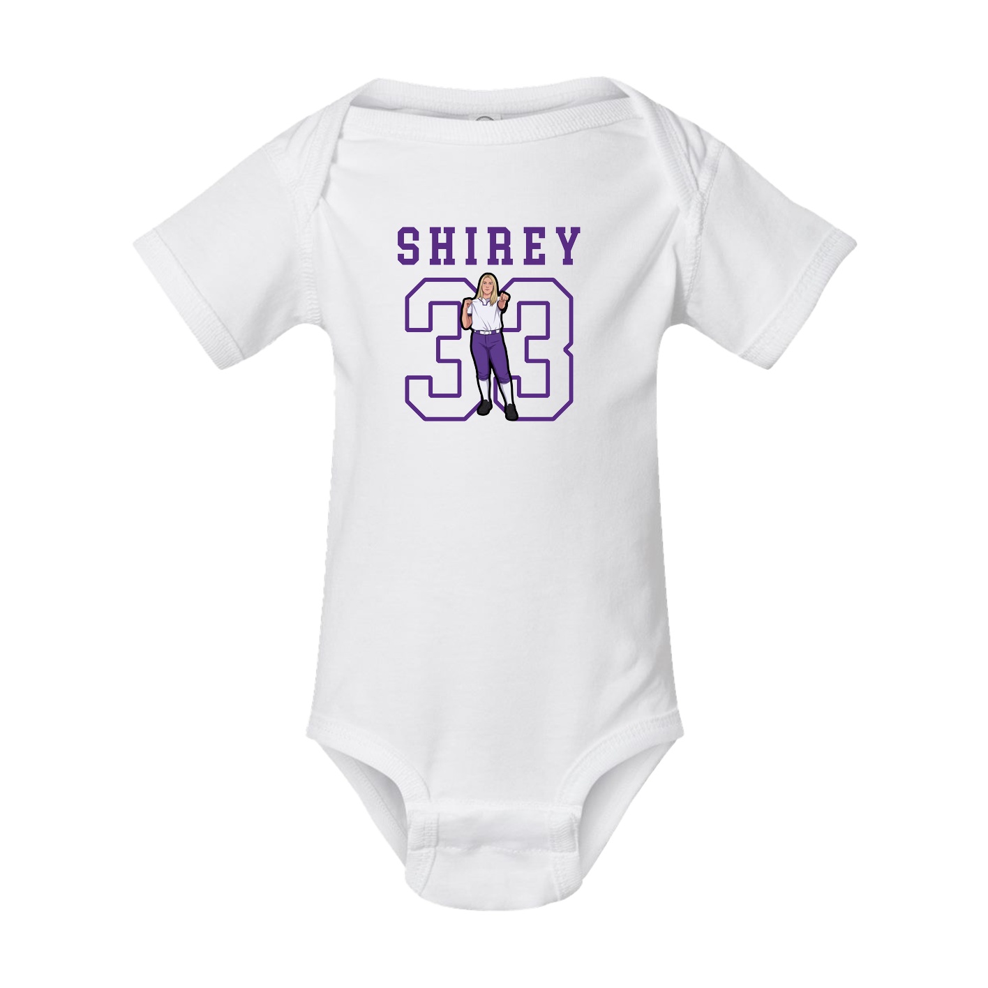 Baby Onesie — Shirsey in White
