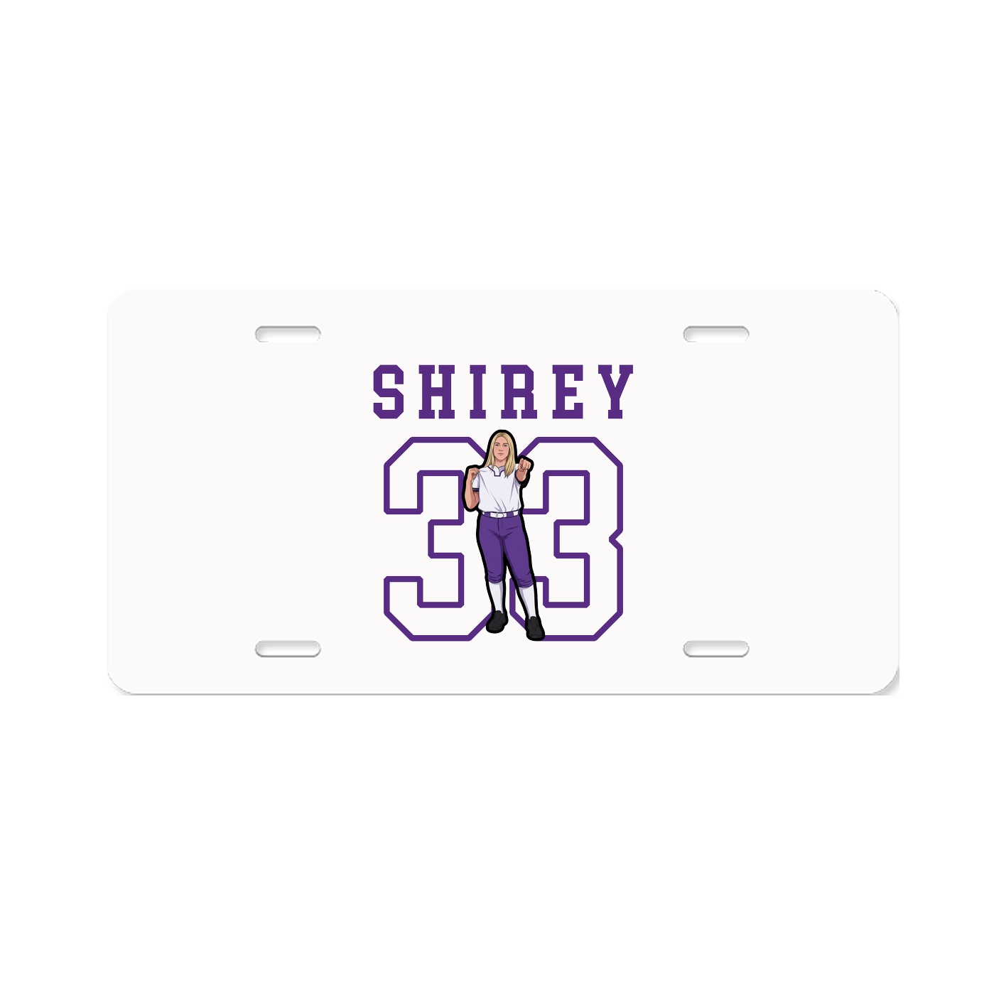 License Plate — Shirsey in Classic