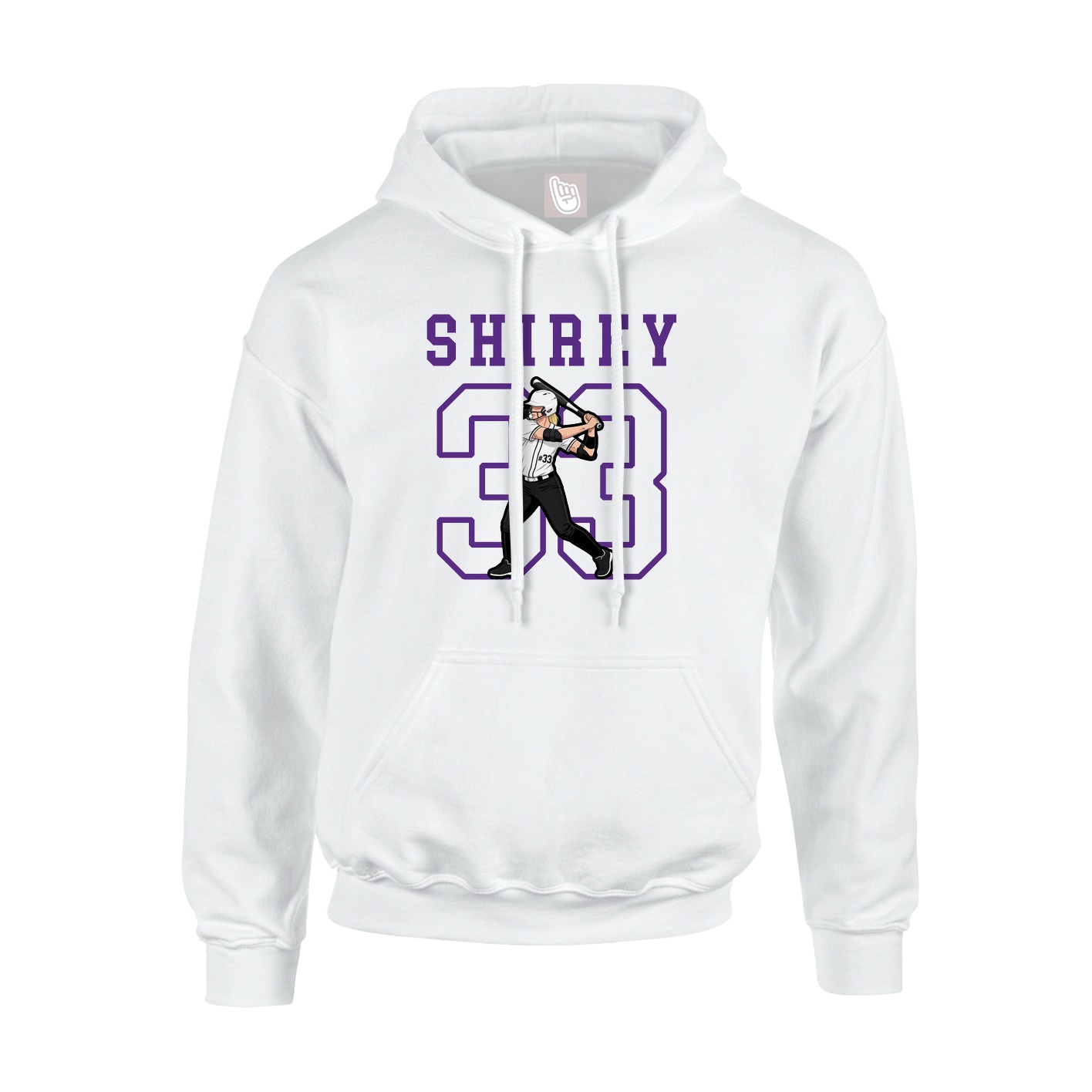 Hoodie — Shirsey in White