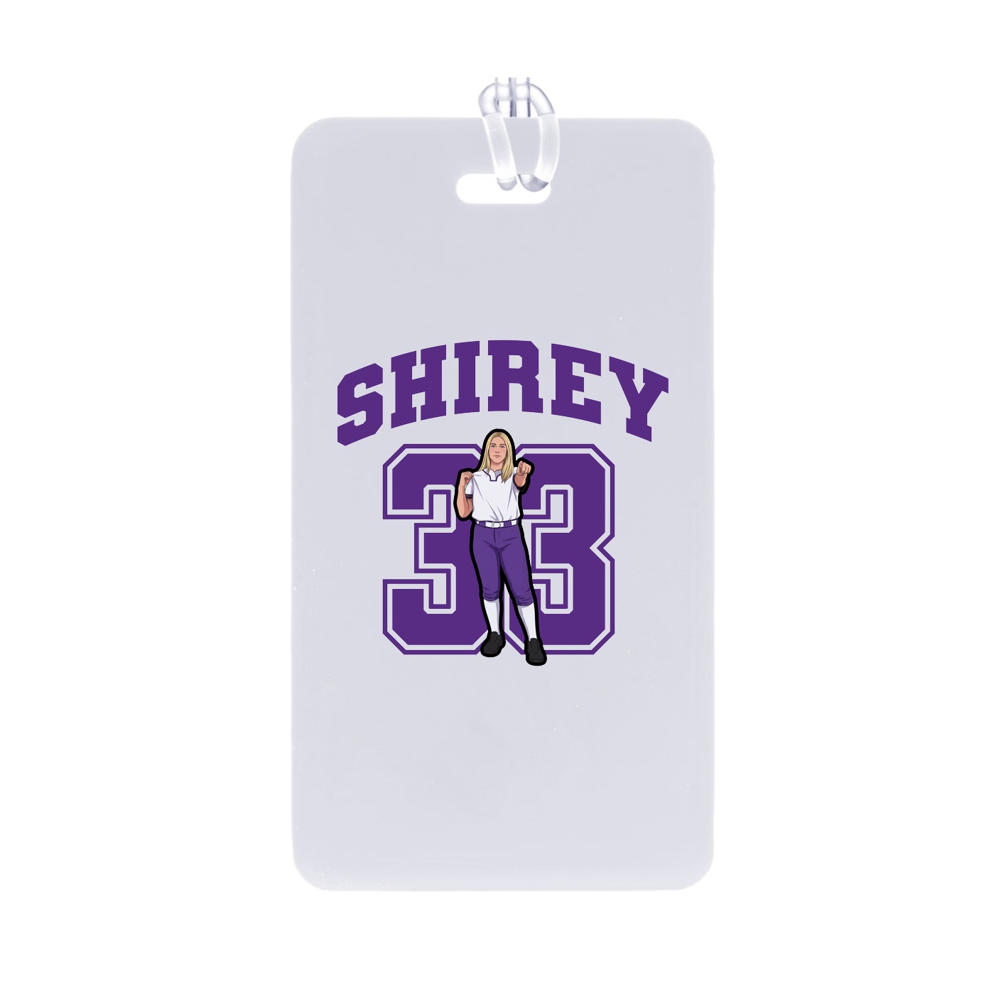 Bag Tag — Number in Classic