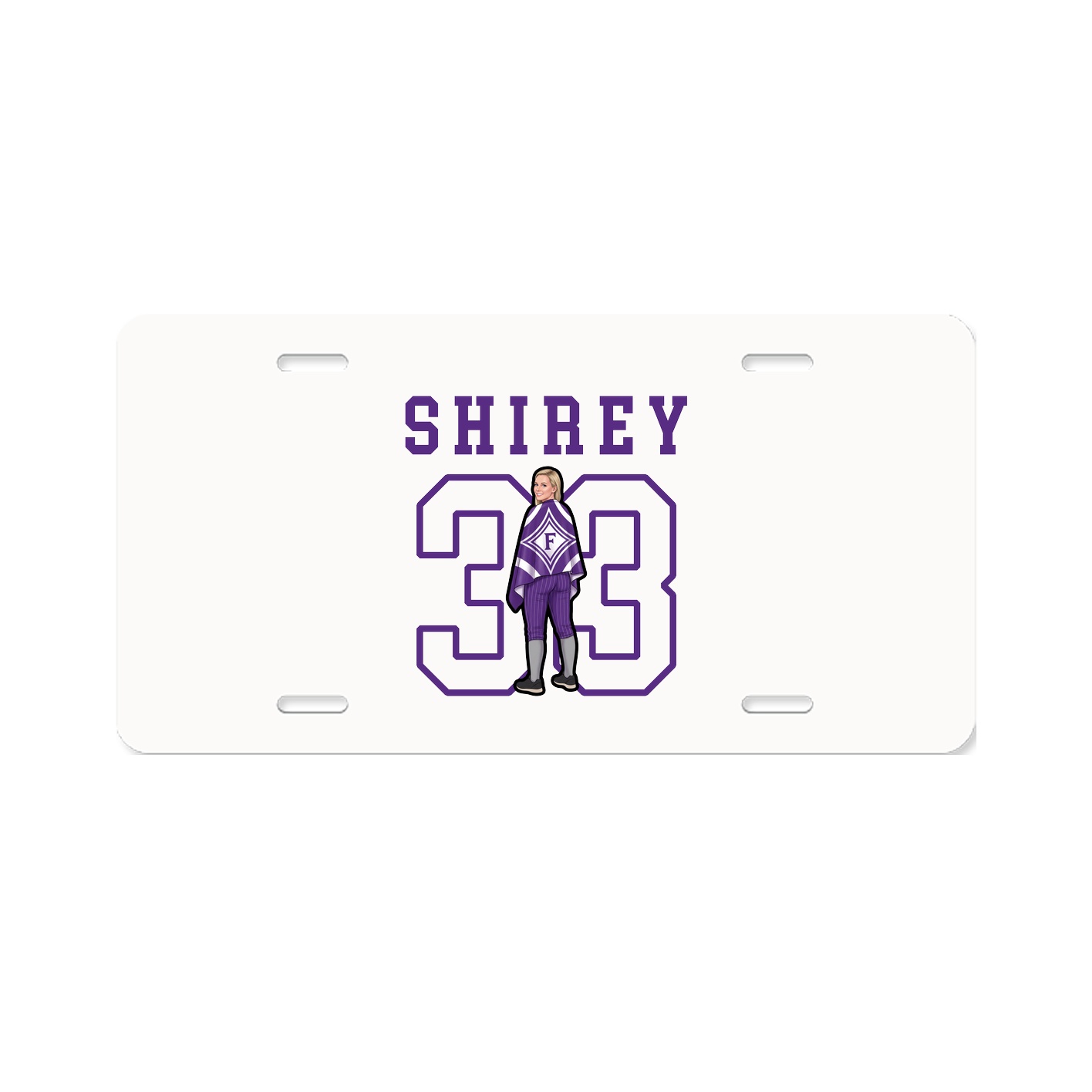 License Plate — Shirsey in Classic