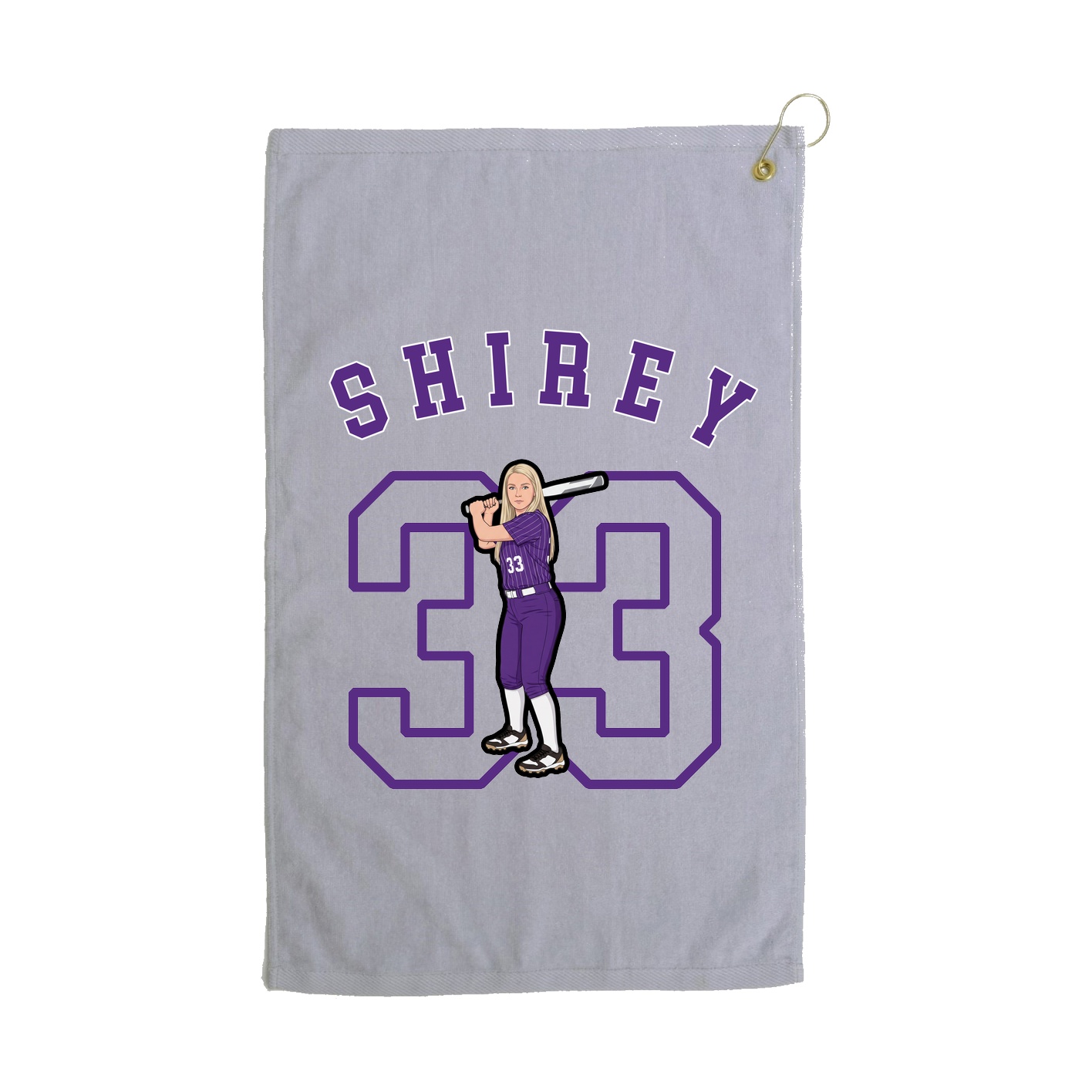 Golf Towel — Shirsey Arch in Grey
