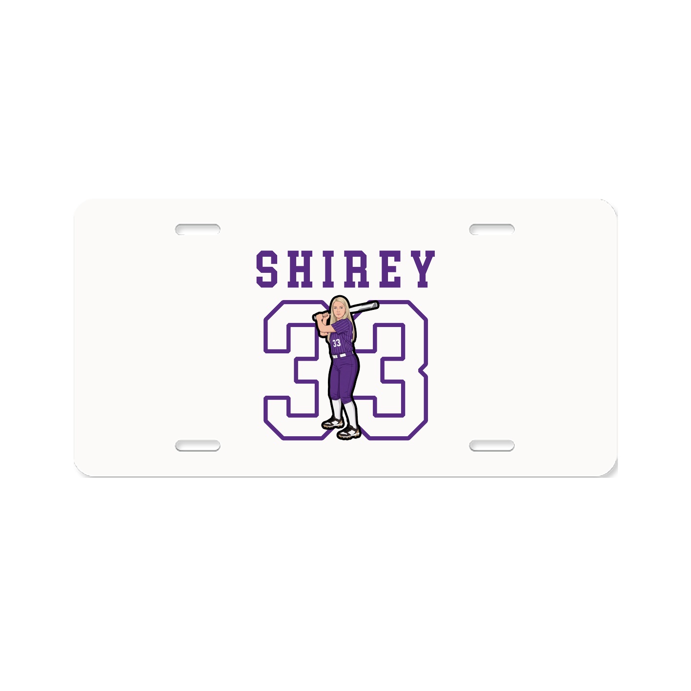 License Plate — Shirsey in Classic