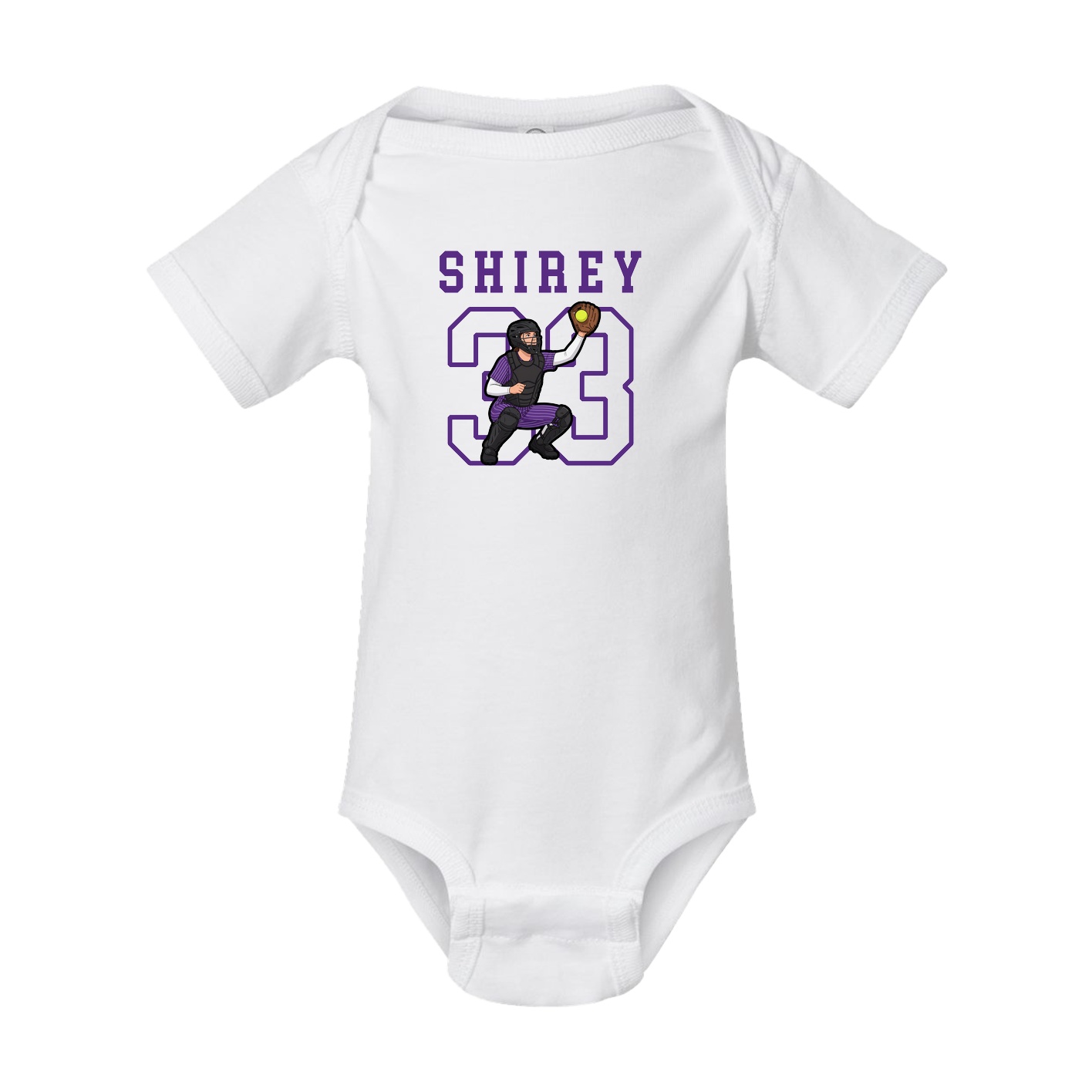 Baby Onesie — Shirsey in White