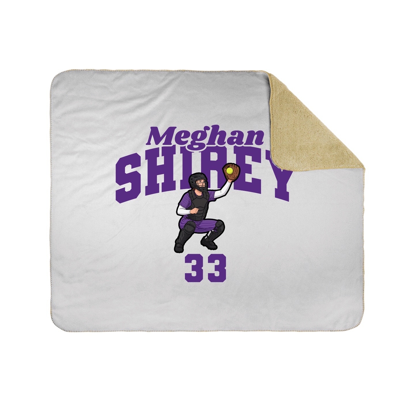 Throw Blanket — Signature Arch in White