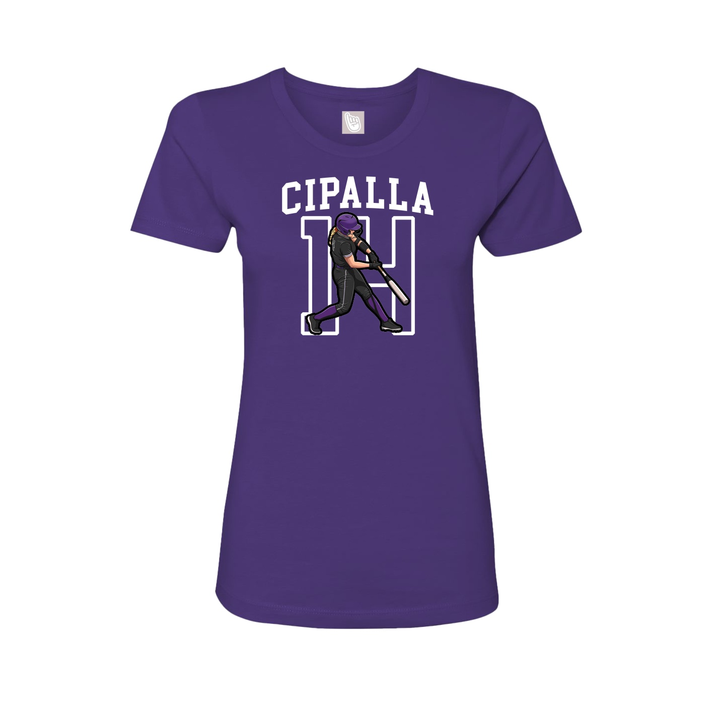 Fitted Women's Tee — Shirsey in Purple