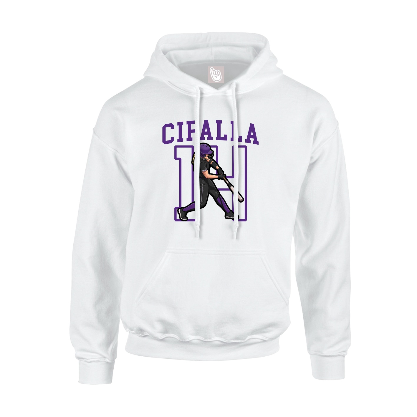 Youth Hoodie — Shirsey in White