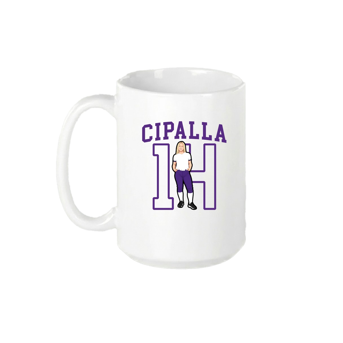 15oz Coffee Mug — Shirsey in White