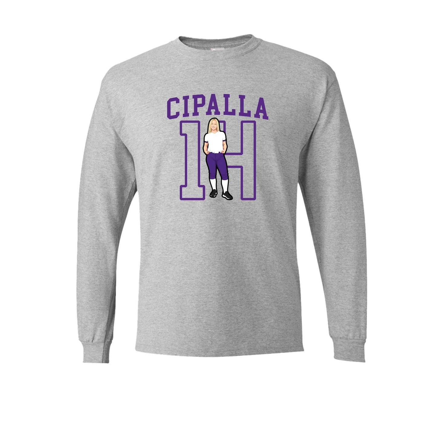 Long Sleeve Tee — Shirsey in Grey