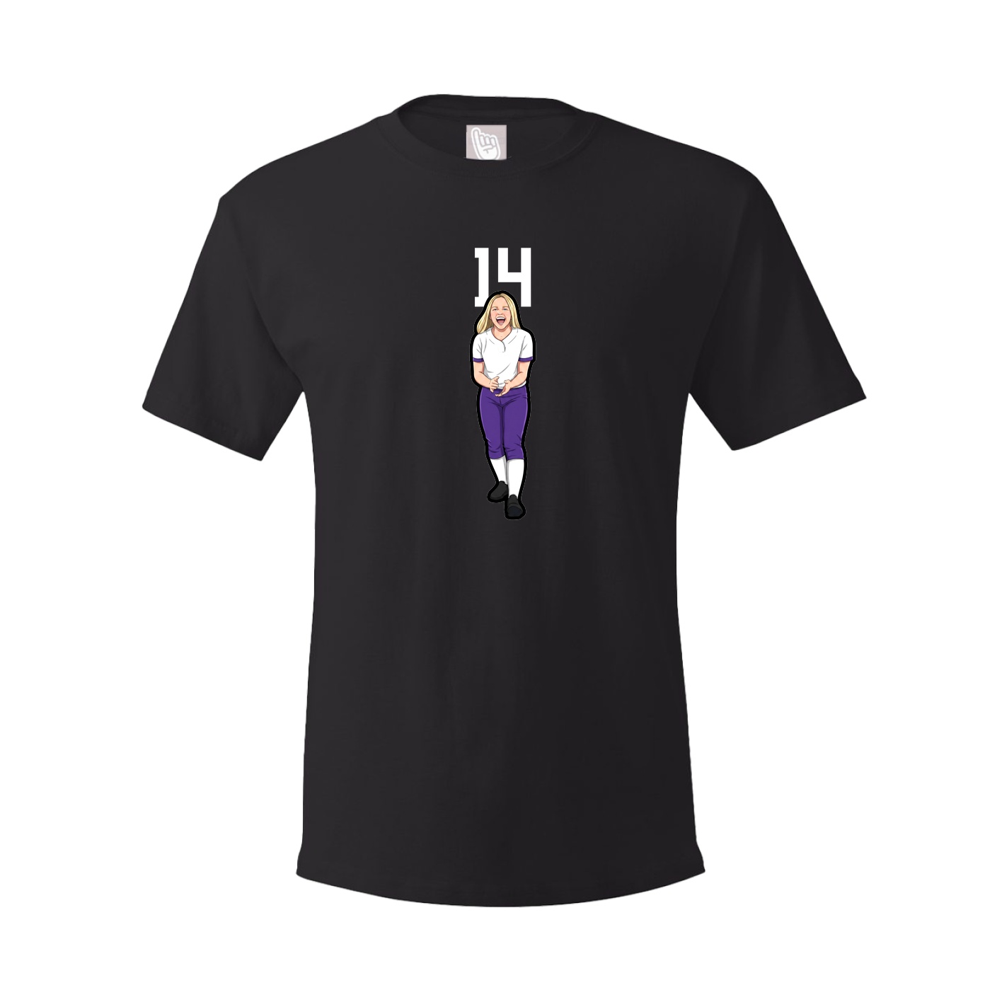 Tee — Number Top in Black