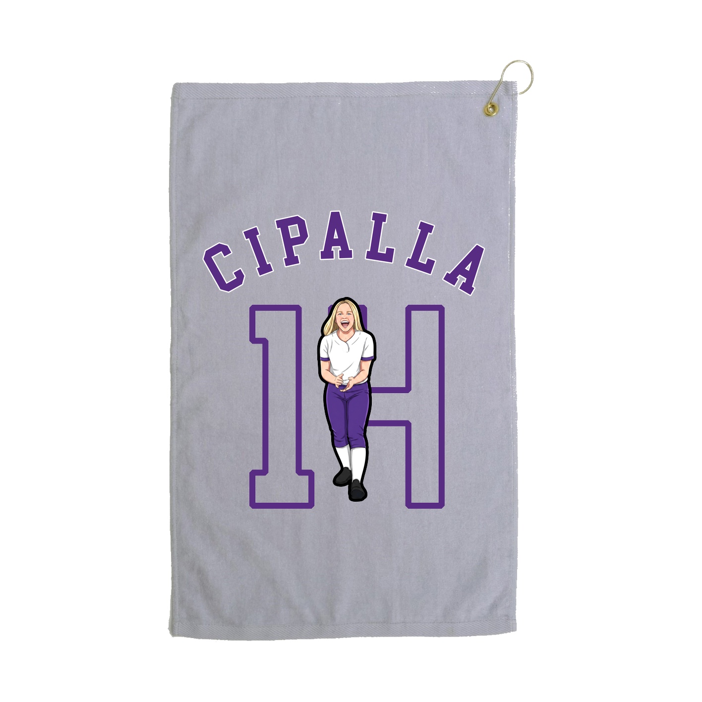 Golf Towel — Shirsey Arch in Grey