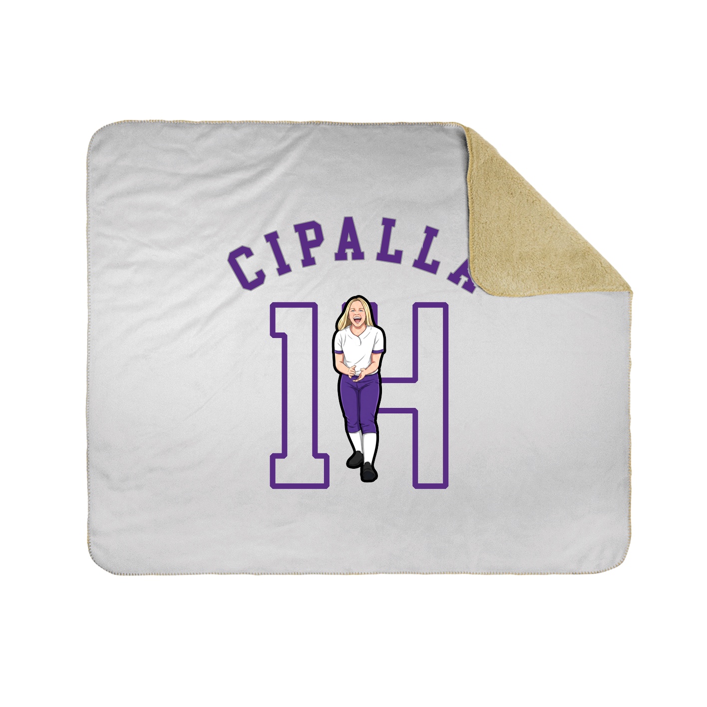 Throw Blanket — Shirsey Arch in White