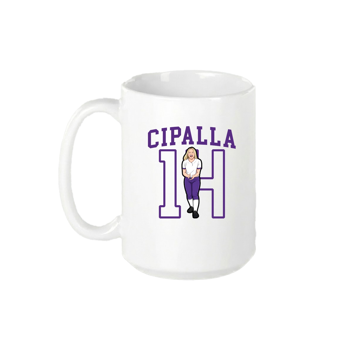 15oz Coffee Mug — Shirsey in White
