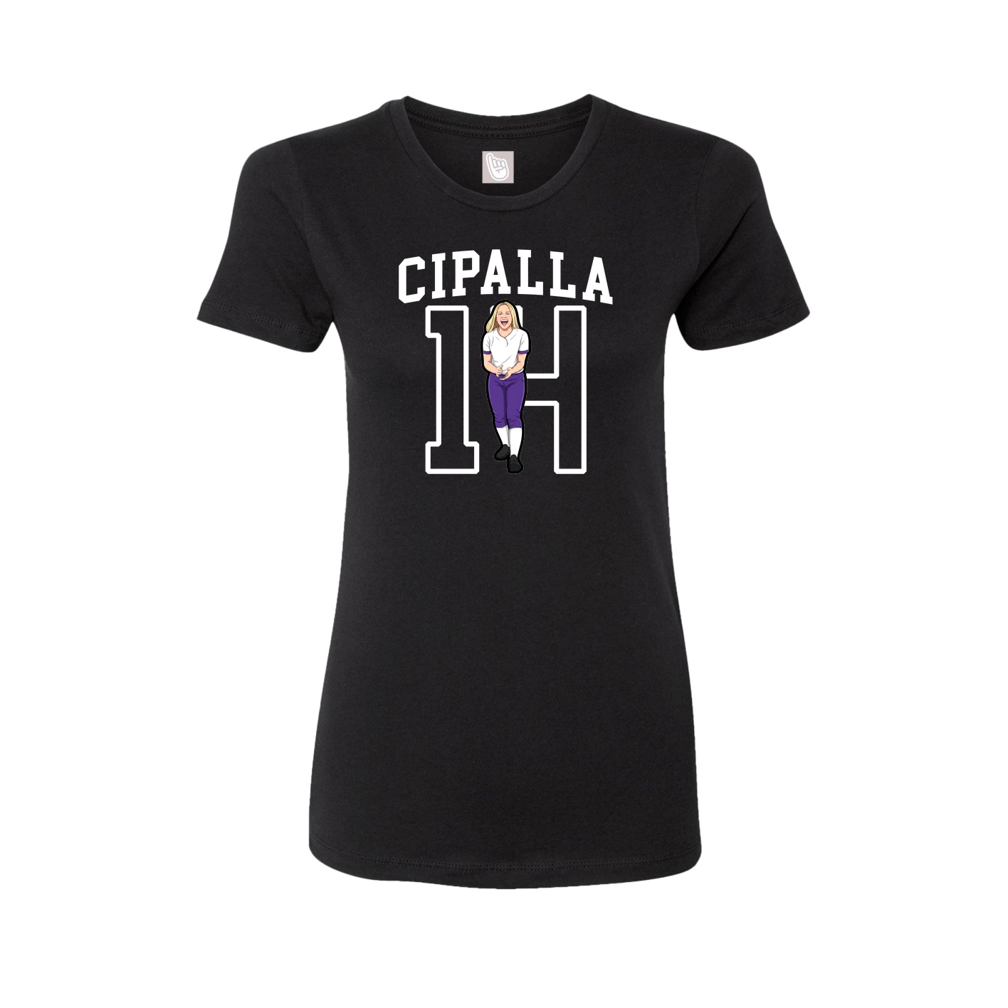 Fitted Women's Tee — Shirsey in Black