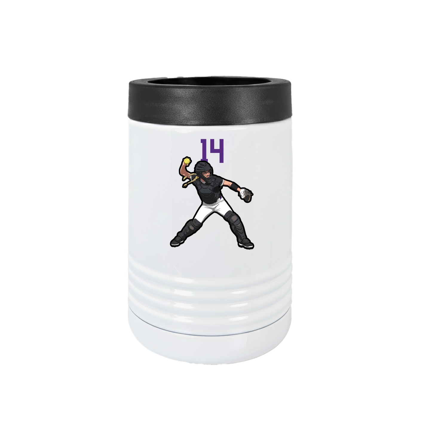 Beverage Holder — Number Top in White