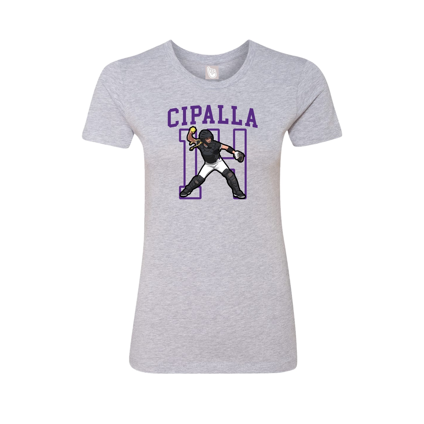 Fitted Women's Tee — Shirsey in Grey