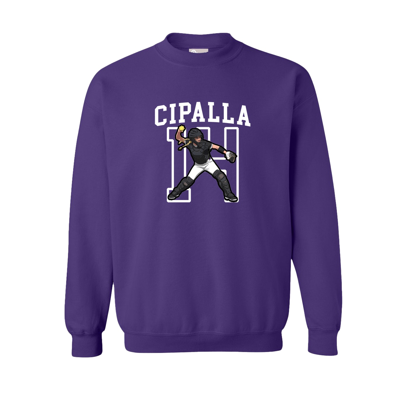 Fleece Crew — Shirsey in Purple