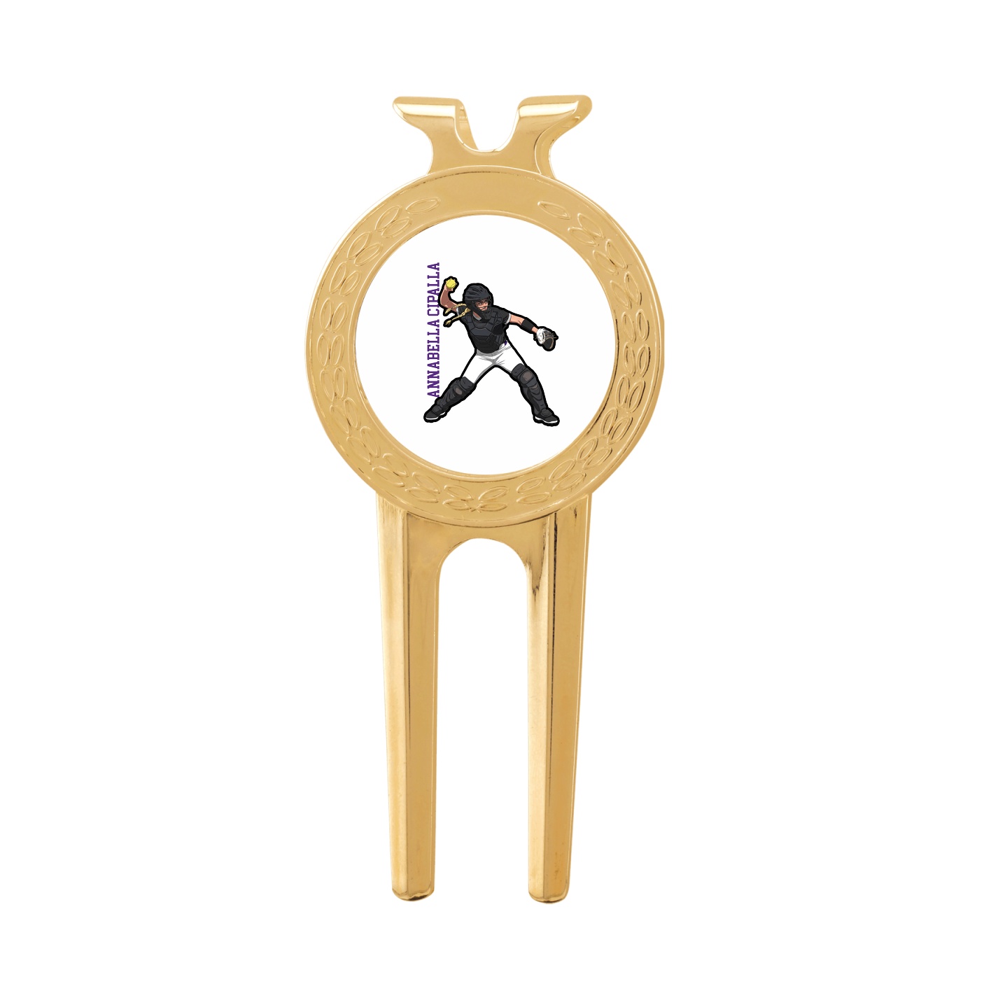 Divot Tool with Ball Marker — Name Vertical in Classic