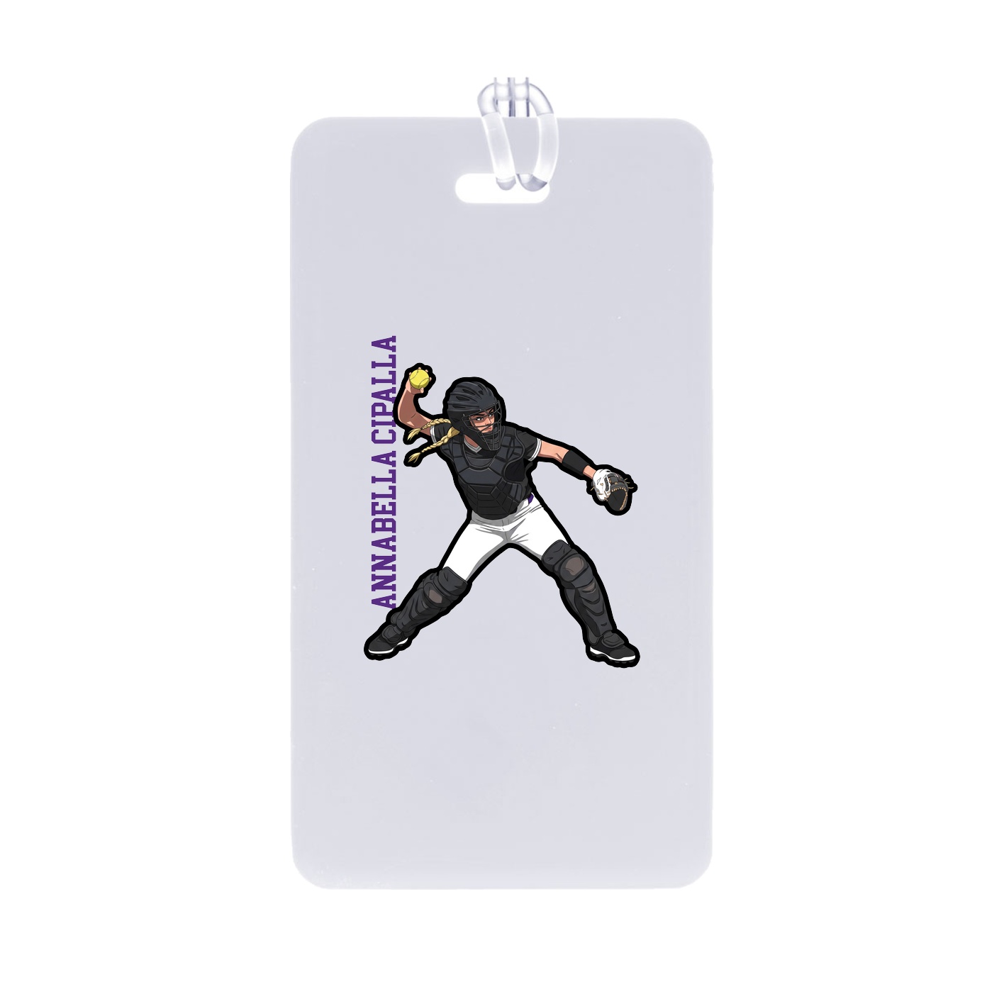 Bag Tag — Name Vertical in Classic