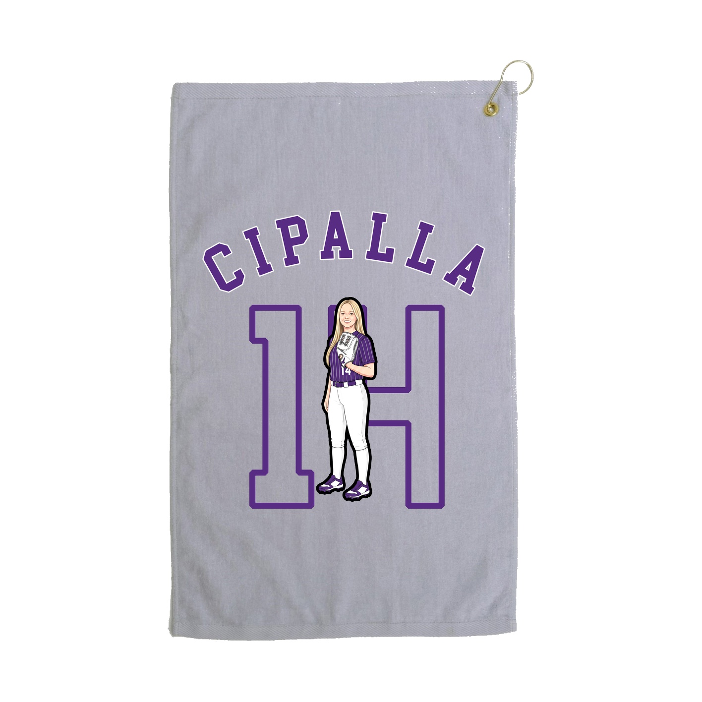 Golf Towel — Shirsey Arch in Grey
