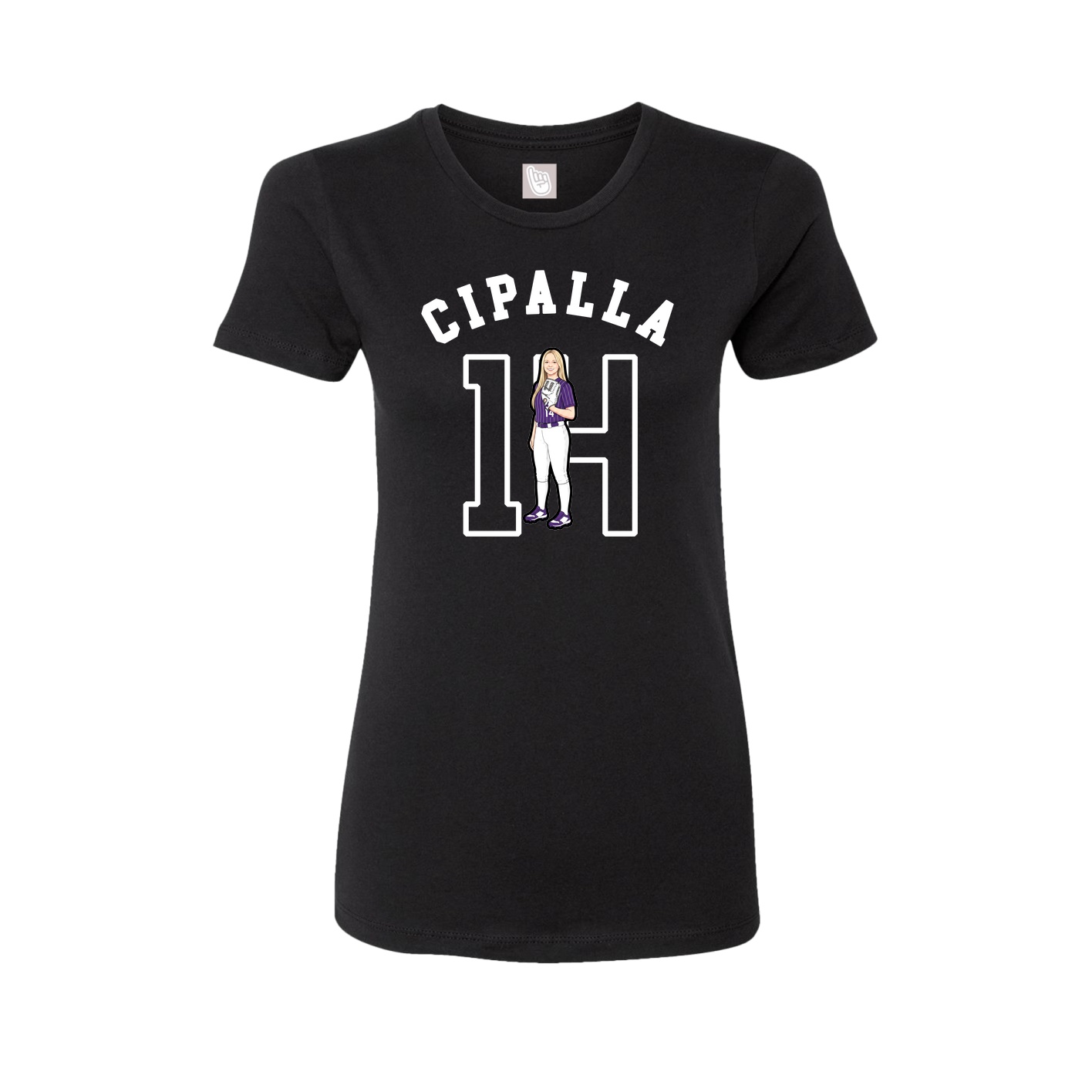 Womens Tee — Shirsey Arch in Black