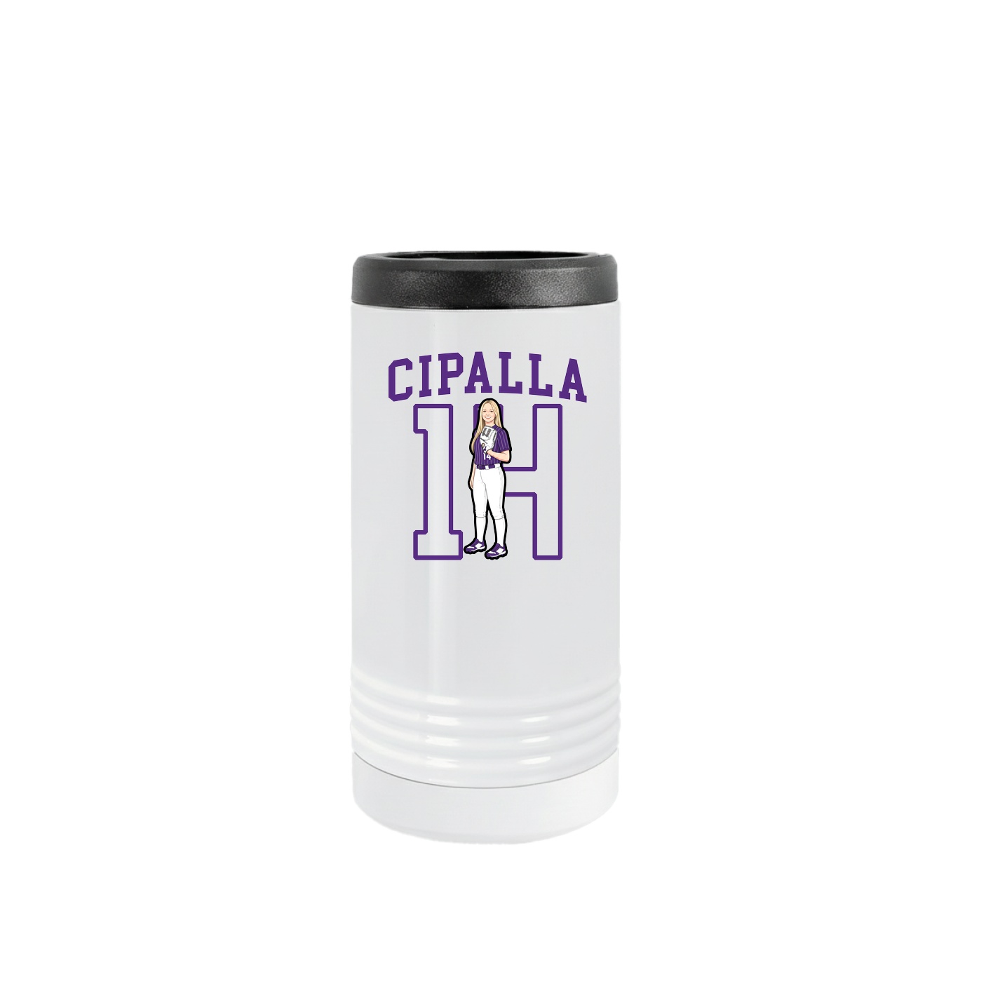 Slim Beverage Holder — Shirsey in White